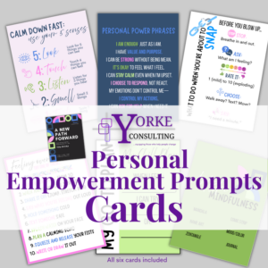 Personal Empowerment Prompts Cards